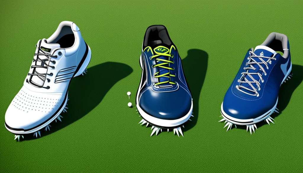 Golf shoe grip comparison