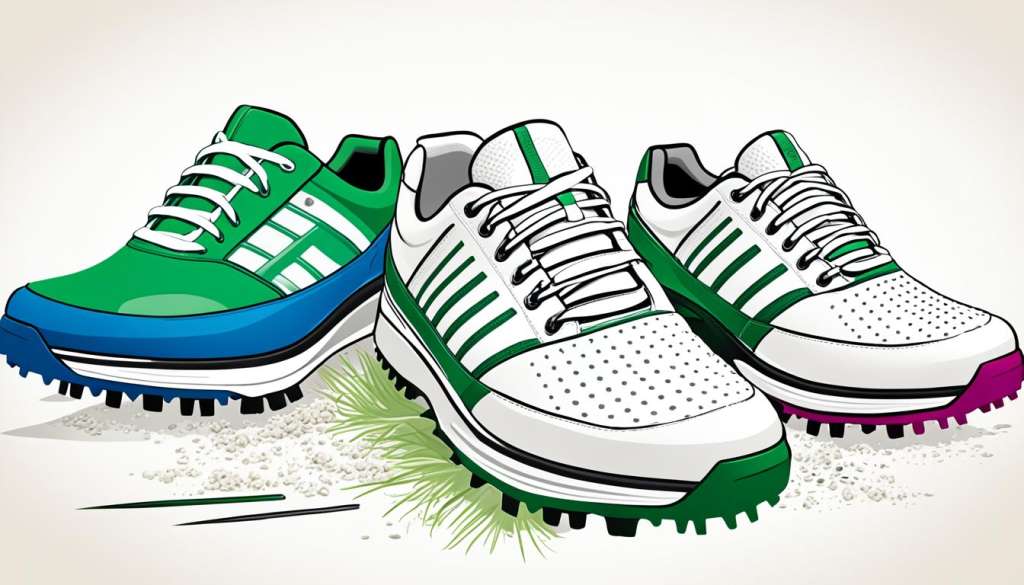 Golf shoe materials