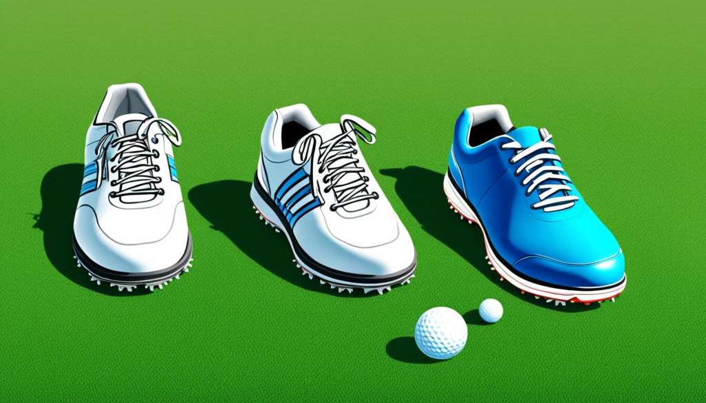 Golf shoe traction comparison