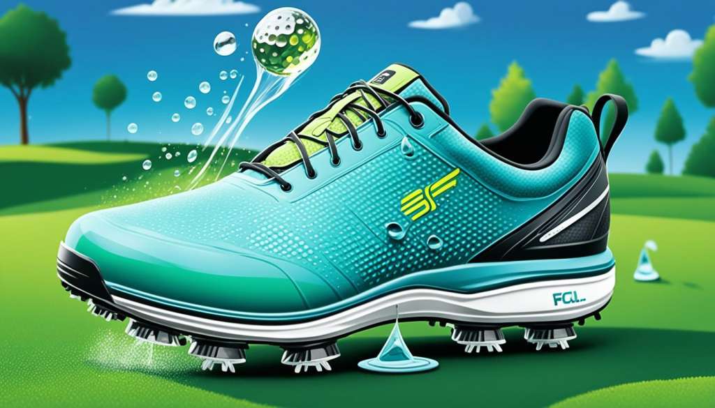 Golf shoes breathable design