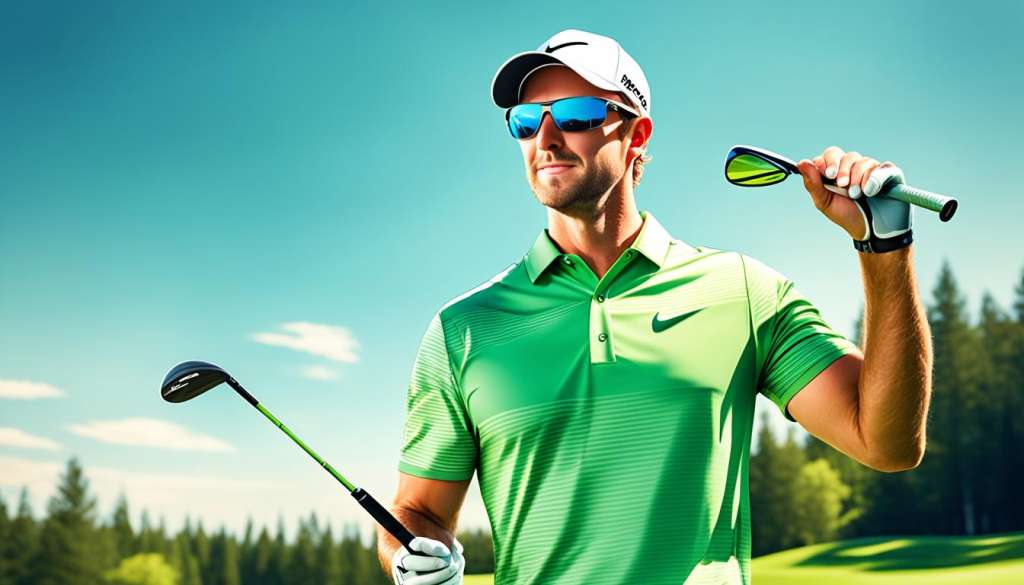 Golf sunglasses features