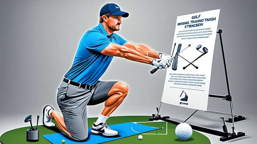 Golf training aids for swing improvement