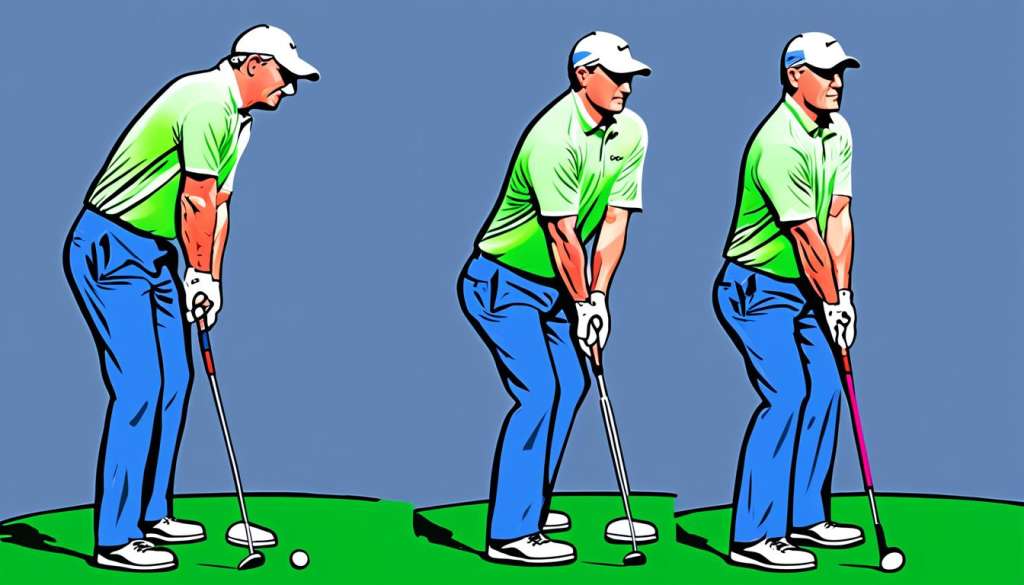 Hip rotation in golf swing