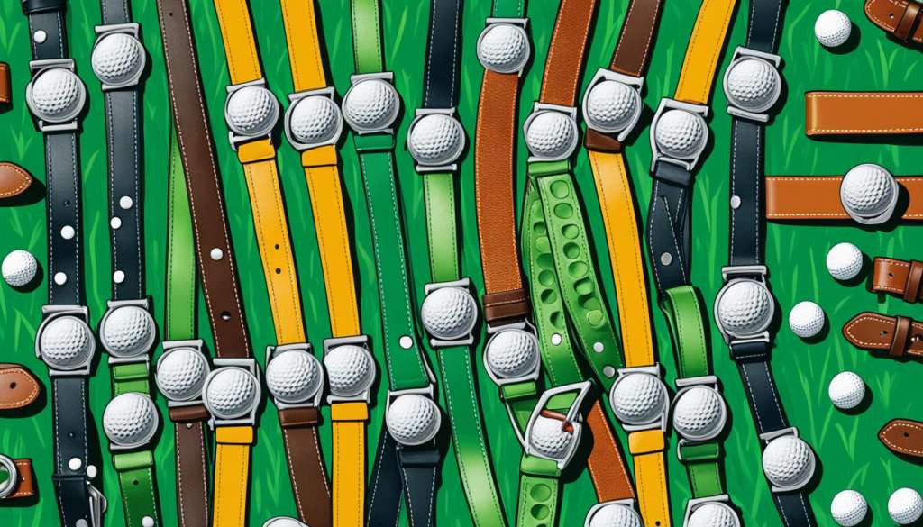 Leather golf belts guide