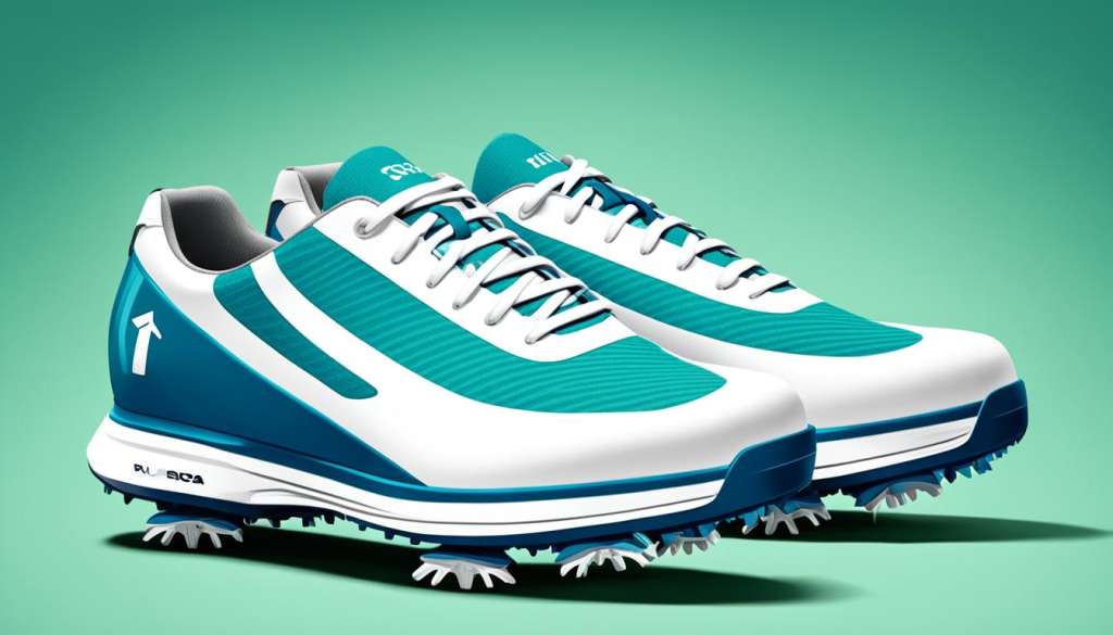 Modern golf shoes