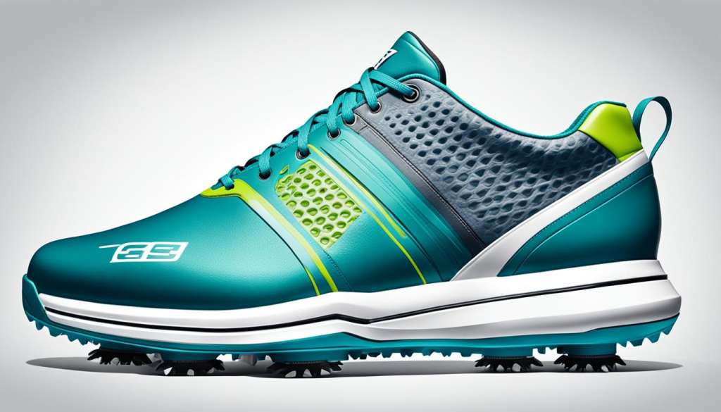 Modern golf shoes