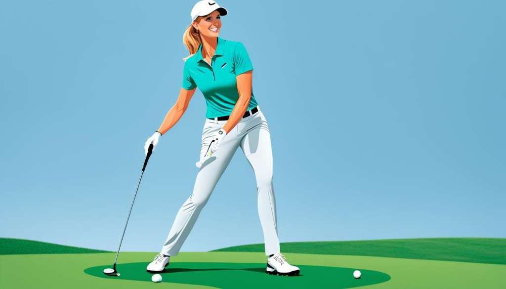 Moisture-wicking golf pants for women