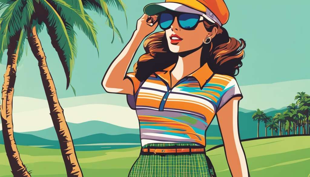 Retro golf fashion trends