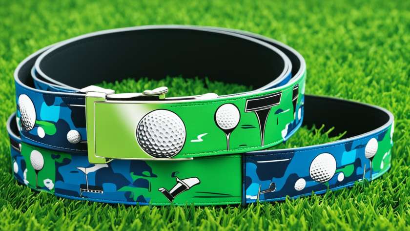 Reversible golf belts