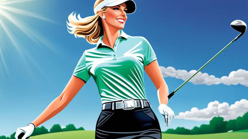 Stylish golf belts for women