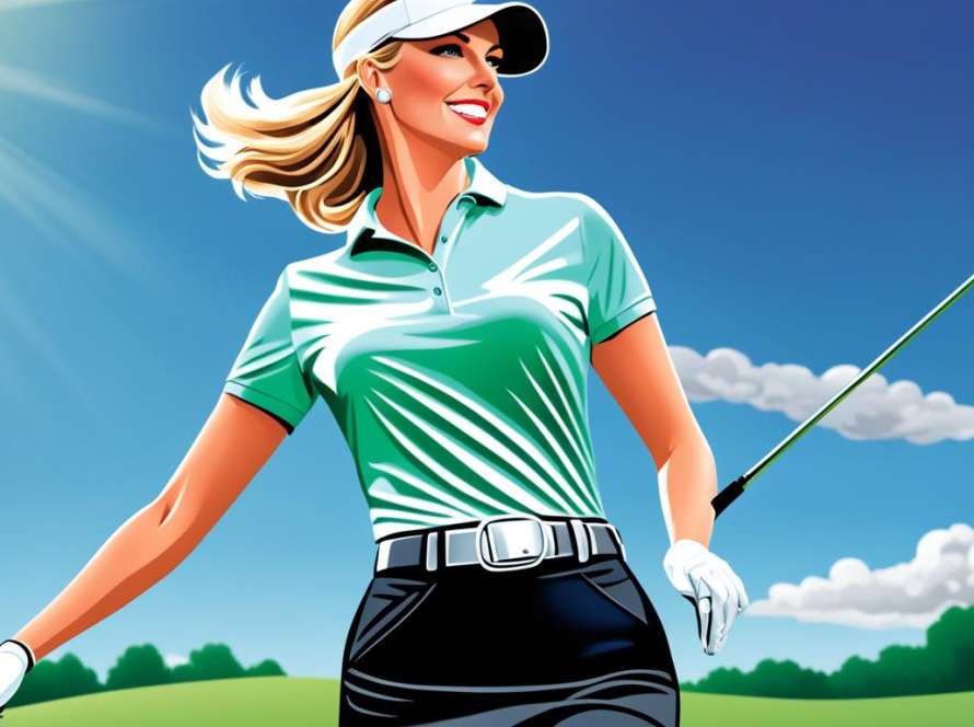 Stylish golf belts for women