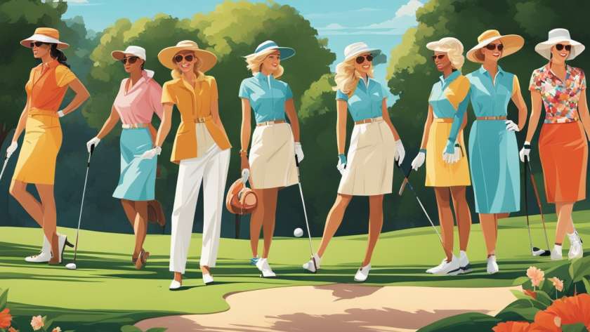 Stylish women's golf outfits