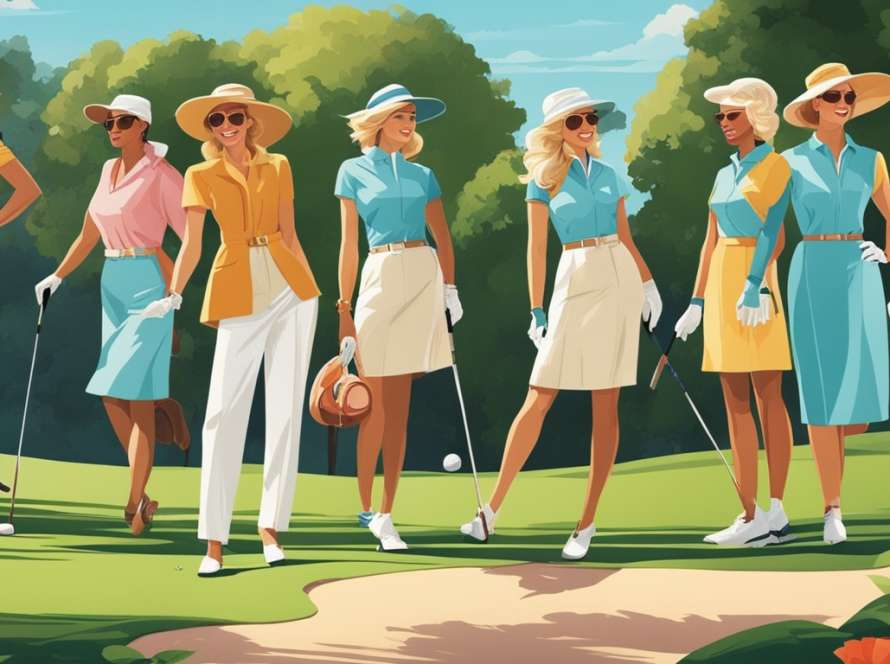 Stylish women's golf outfits