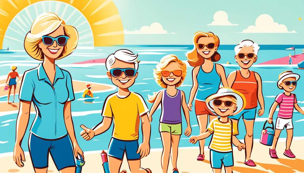 Sun protection for different age groups