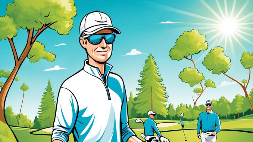 Sun protection golf wear