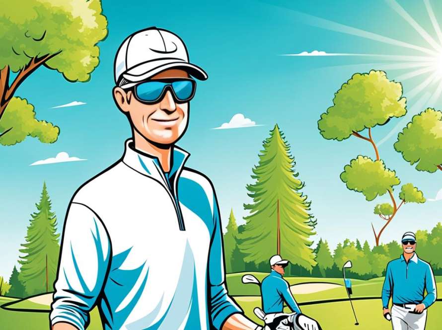 Sun protection golf wear