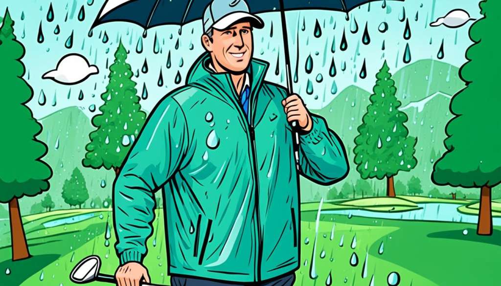 Waterproof golf gear