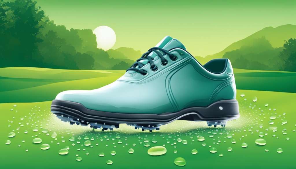 Waterproof golf shoes