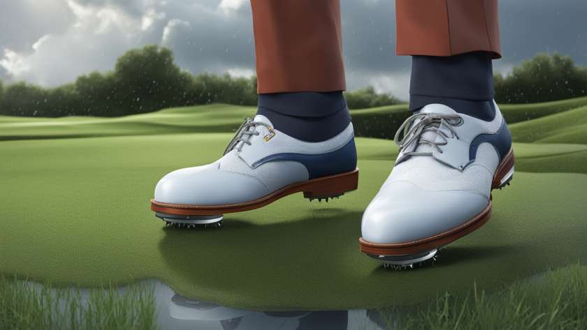 Weather-adaptable golf shoes