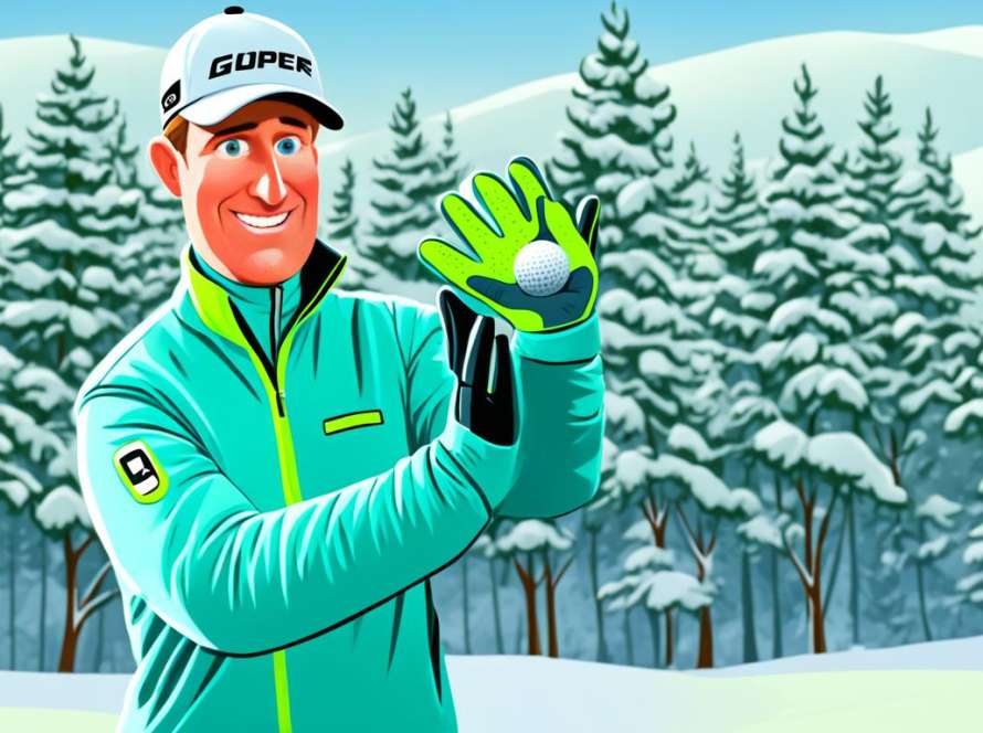 Weather-appropriate golf gloves