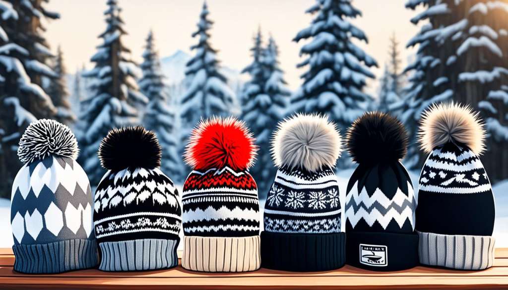 Winter hats selection