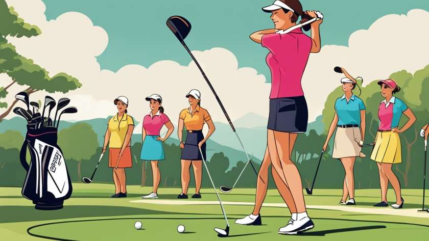 Women-specific golf training tools