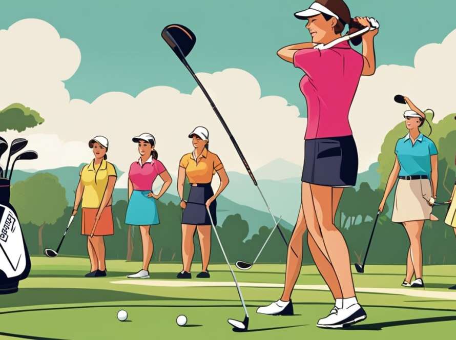 Women-specific golf training tools