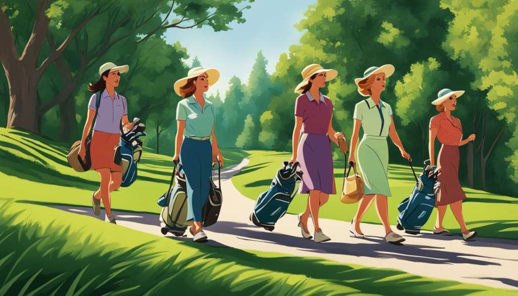 Women transitioning to golf course