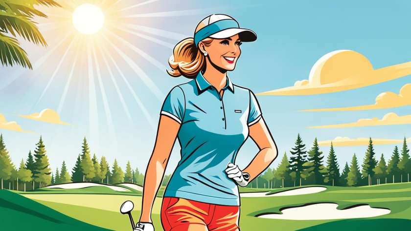 Women's golf clothes