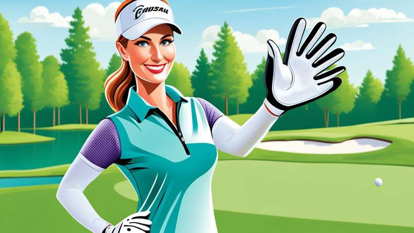 Women's golf gloves