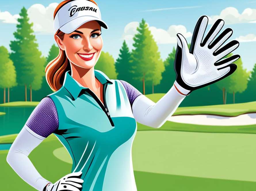 Women's golf gloves