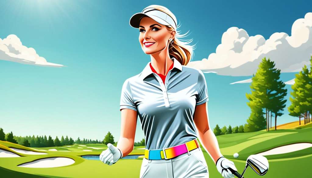 Women's stylish golf belts