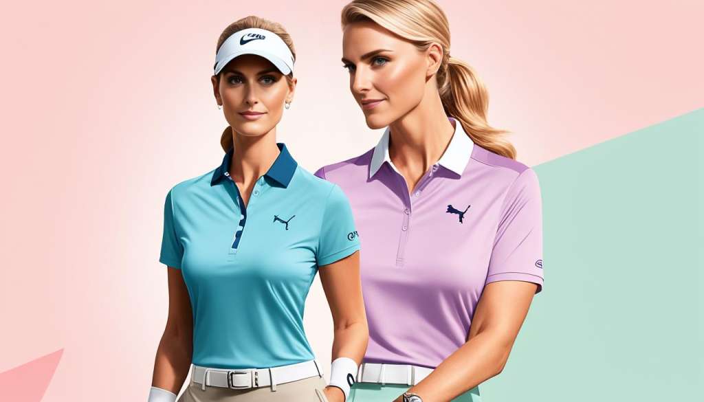 Women's tailored golf polo