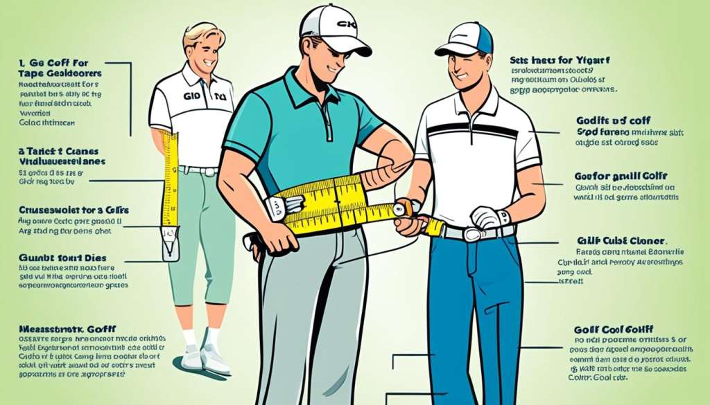 golf apparel size guide