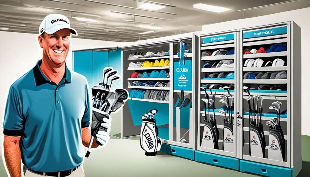 golf club storage locations