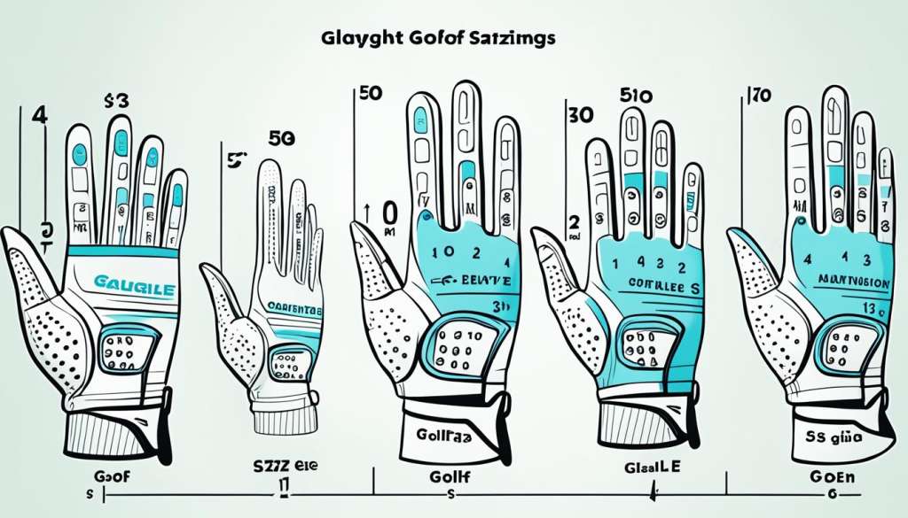 golf glove sizing chart