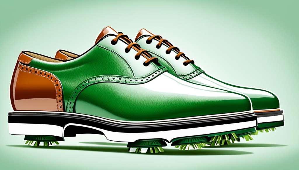 leather golf shoes